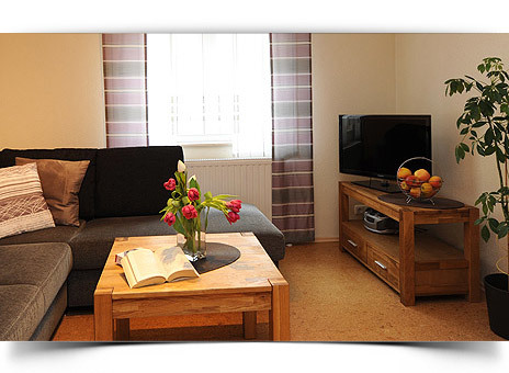 Wohnzimmer - Ferienwohnung Lerchenberg