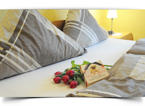 Schlafzimmer - Ferienwohnung Staffelberg