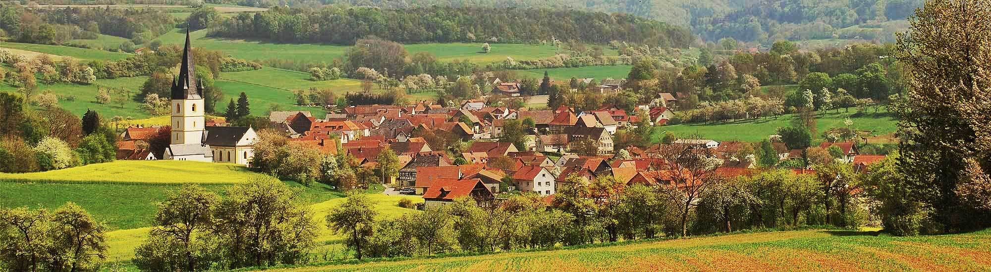 Der Ferienort Uetzing bei Bad Staffelstein in Oberfranken - Ferienwohnung Gründel